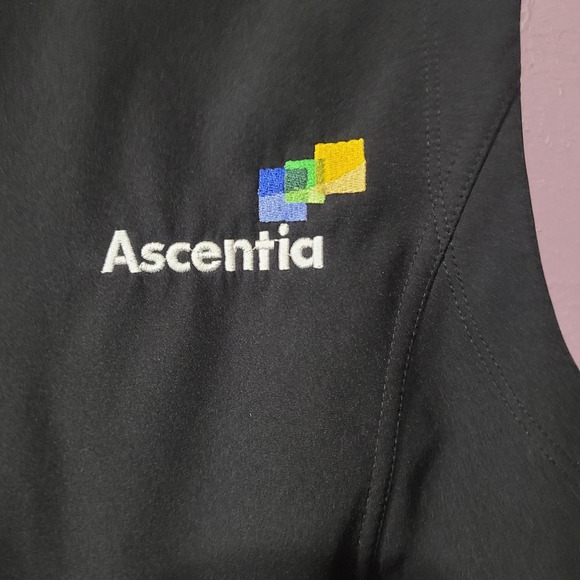 Port Authority Womens Black Semi Fitted Soft Shell‎ Logo Vest Size XXL Fits XL - Picture 3 of 7